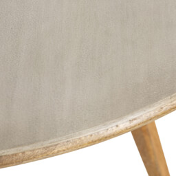 Burlington 120cm Faux Stone Round Dining Table, Round, Grey Wood - Barker & Stonehouse - thumbnail 5