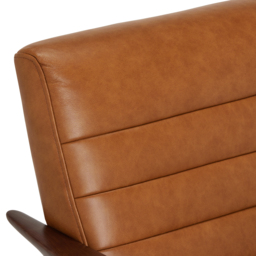 Hockney Armchair, Brown Leather - Barker & Stonehouse - thumbnail 4