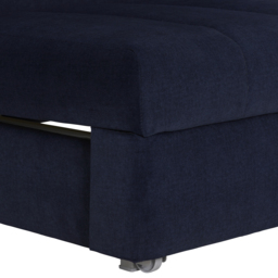 Reuben 120cm Sofa Bed Bed, Blue Fabric - Barker & Stonehouse - thumbnail 3