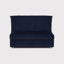 Reuben 120cm Sofa Bed Bed, Blue Fabric - Barker & Stonehouse - thumbnail 1