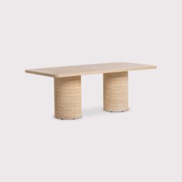 Zira Rectangular Dining Table 200cm, Neutral Concrete - Barker & Stonehouse - thumbnail 1