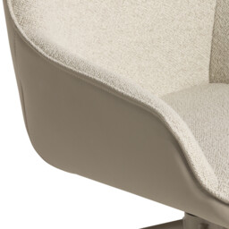 Lefa Dining Chair Beige, Neutral Fabric - Barker & Stonehouse - thumbnail 4