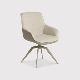 Lefa Dining Chair Beige, Neutral Fabric - Barker & Stonehouse - thumbnail 2
