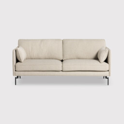 Juneau 2.5 Seater Sofa, Grey Fabric - Barker & Stonehouse