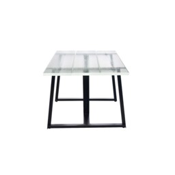 Timothy Oulton Iceberg Dining Table 213cm, Neutral Glass - W213cm - Barker & Stonehouse - thumbnail 4