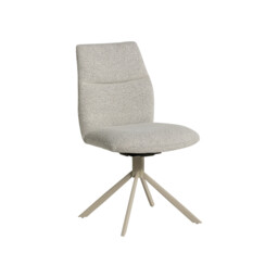 Altadena Extension Table+6 x Altadena Swivel Armchair, Neutral Ceramic - Barker & Stonehouse - thumbnail 5