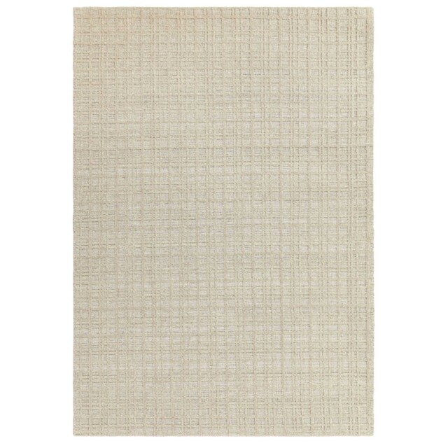 Savannah Sand 120x170cm Rug, Square, Neutral Wool Blend - Barker & Stonehouse