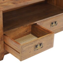 New Frontier Plasma Tv Stand, Mango Wood - Barker & Stonehouse - thumbnail 4