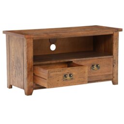 New Frontier Plasma Tv Stand, Mango Wood - Barker & Stonehouse - thumbnail 3
