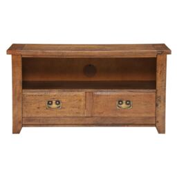 New Frontier Plasma Tv Stand, Mango Wood - Barker & Stonehouse - thumbnail 2