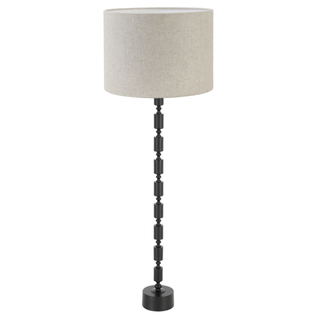 Black Tiered Floor Lamp Wood - Barker & Stonehouse