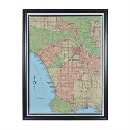 Timothy Oulton Maps Los Angeles Art Wood - Barker & Stonehouse - image 1