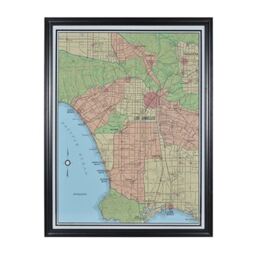 Timothy Oulton Maps Los Angeles Art Wood - Barker & Stonehouse