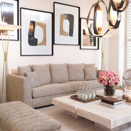 Eichholtz Taylor Mademoiselle Sofa Beige, Neutral Fabric - Barker & Stonehouse - thumbnail 2