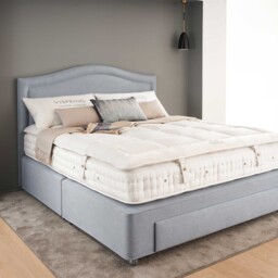 Vispring Pillowtop Super King Size Mattress Topper 182X200cm, White - Barker & Stonehouse - thumbnail 2