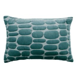 Blue Pebble Cushion, Square Polyester - Barker & Stonehouse