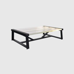 Timothy Oulton Iceberg Coffee Table 155X100Cm, Neutral Glass - Barker & Stonehouse