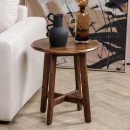 Cresta Side Table, Acacia Wood - Barker & Stonehouse - thumbnail 2