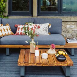 Maui Platform Corner Set, Wooden, Grey - Barker & Stonehouse - thumbnail 4