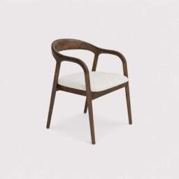 Carlow Dining Chair, Walnut Wood - Barker & Stonehouse - thumbnail 3
