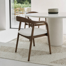 Carlow Dining Chair, Walnut Wood - Barker & Stonehouse - thumbnail 4