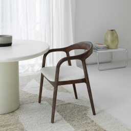 Carlow Dining Chair, Walnut Wood - Barker & Stonehouse - thumbnail 2