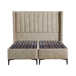 Tempur Suffolk King Slim Disc Adj Divan Bed, Neutral Velvet - Barker & Stonehouse - thumbnail 4