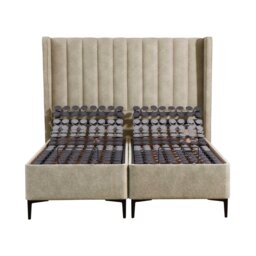 Tempur Suffolk King Slim Disc Adj Divan Bed, Neutral Velvet - Barker & Stonehouse - thumbnail 3