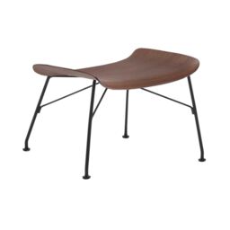 Kartell Smartwood Footstool, Brown - Barker & Stonehouse