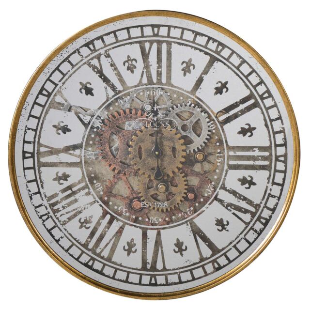Vintage Cogs Clock Metal - Barker & Stonehouse - image 1