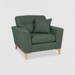 Ercol Sandford Snuggler Sofa, Green Fabric - Barker & Stonehouse - thumbnail 1