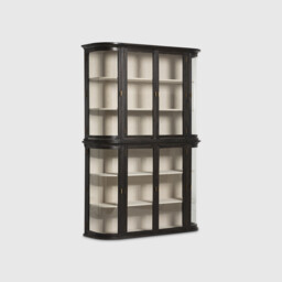 Sorrel Display Cabinet 159.5X50X234Cm, Brown Oak - Barker & Stonehouse