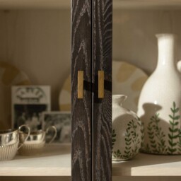 Sorrel Display Cabinet 159.5x50x234cm, Brown Oak - Barker & Stonehouse - thumbnail 6