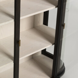 Sorrel Display Cabinet 159.5x50x234cm, Brown Oak - Barker & Stonehouse - thumbnail 4