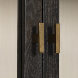 Sorrel Display Cabinet 159.5x50x234cm, Brown Oak - Barker & Stonehouse - thumbnail 5