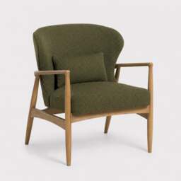 Pinter Armchair, Green Boucle - Barker & Stonehouse