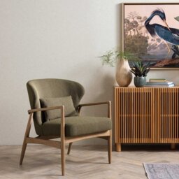 Pinter Armchair, Green Boucle - Barker & Stonehouse - thumbnail 2