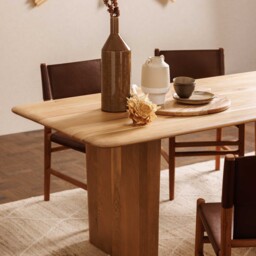 Ludwick Dining Table 200CM, Brown Oak - Barker & Stonehouse - thumbnail 5