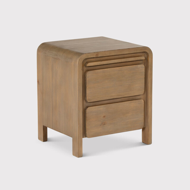 Tosca 2 Drawer Bedside Cabinet, Wood - Barker & Stonehouse - image 1