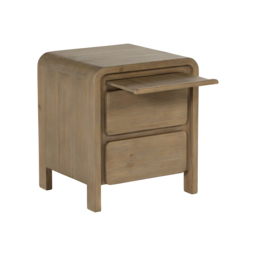 Tosca 2 Drawer Bedside Cabinet, Wood - Barker & Stonehouse - thumbnail 4
