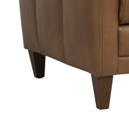 Lindisfarne Snuggler Armchair, Brown Leather - Barker & Stonehouse - thumbnail 5