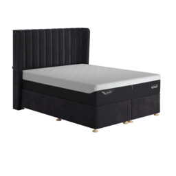 Tempur Suffolk King Slim Disc Static Divan Bed, Purple Velvet - Barker & Stonehouse - thumbnail 4