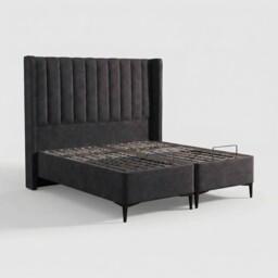Tempur Suffolk King Slim Disc Static Divan Bed, Purple Velvet - Barker & Stonehouse - thumbnail 1