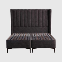 Tempur Suffolk King Slim Disc Static Divan Bed, Purple Velvet - Barker & Stonehouse - thumbnail 2