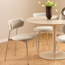 Tansley Dining Chair, Neutral Fabric - Barker & Stonehouse - thumbnail 3