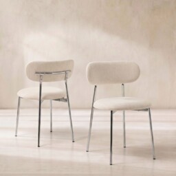 Tansley Dining Chair, Neutral Fabric - Barker & Stonehouse - thumbnail 1