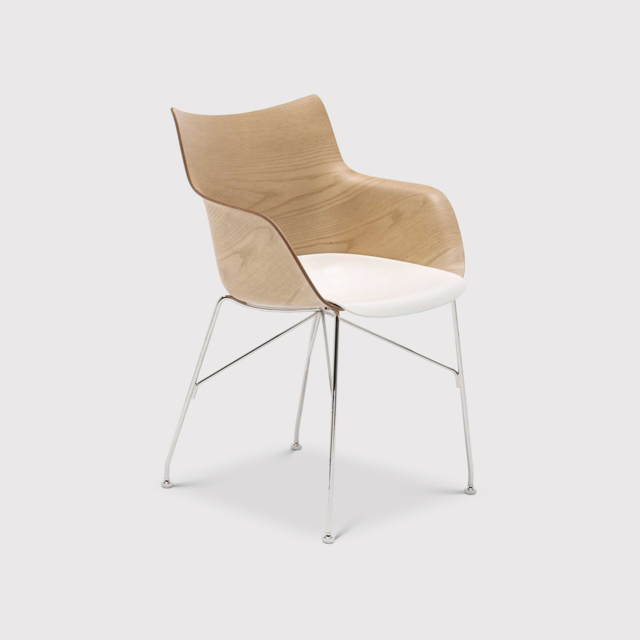 Kartell Smartwood Armchair, Neutral - Barker & Stonehouse