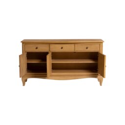 Loire 3 Door 3 Drawer Sideboard, Mindi Wood - Barker & Stonehouse - thumbnail 6