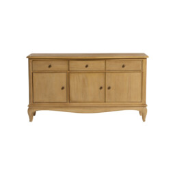 Loire 3 Door 3 Drawer Sideboard, Mindi Wood - Barker & Stonehouse - thumbnail 3