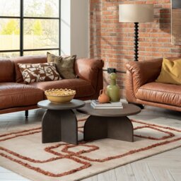 Capella Coffee Table Set Of 2, Round, Pine Wood - Barker & Stonehouse - thumbnail 2